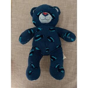 Build-A-Bear Superman Teddy Bear Navy Blue Teal S-Shield Logo DC Comics Plush
